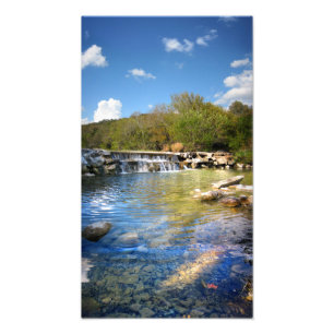 Waterfalls on Barton Creek in Austin Texas 2 Photo Print