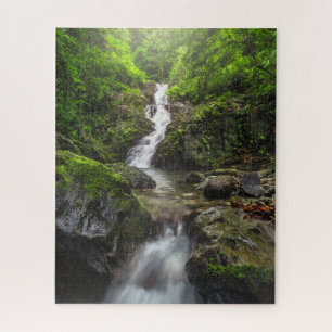 Waterfalls Phayao Mountain National Park Jigsaw Puzzle