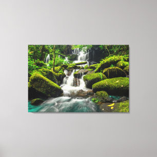 Waterfalls Phu Tub Berk Mountain, Thailand Canvas Print