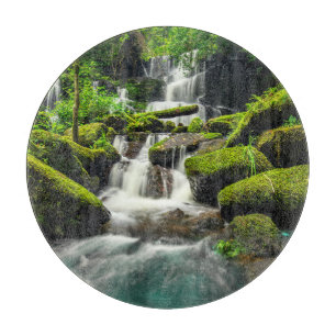 Waterfalls Phu Tub Berk Mountain, Thailand Cutting Board