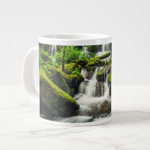 Waterfalls   Phu Tub Berk Mountain, Thailand Large Coffee Mug