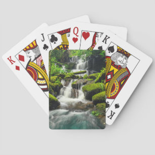 Waterfalls   Phu Tub Berk Mountain, Thailand Playing Cards