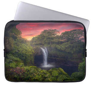 Waterfalls   Rainbow Falls, Hilo, Hawaii Laptop Sleeve