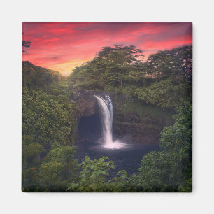 Waterfalls Rainbow Falls, Hilo, Hawaii Magnet