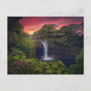 Waterfalls   Rainbow Falls, Hilo, Hawaii Postcard