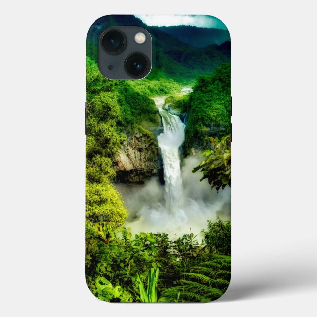 Waterfalls | San Rafael Falls, Ecuador Case-Mate iPhone Case (Back)