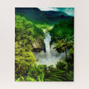 Waterfalls   San Rafael Falls, Ecuador Jigsaw Puzzle
