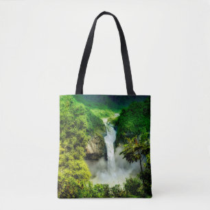 Waterfalls San Rafael Falls, Ecuador Tote Bag