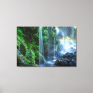 Waterfalls   Shinmata Ravine, Japan Canvas Print
