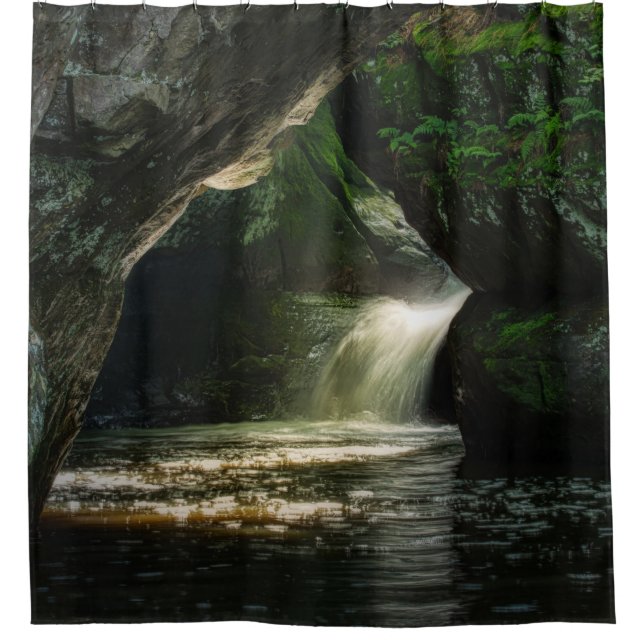WATERFALLS SHOWER CURTAIN (Front)