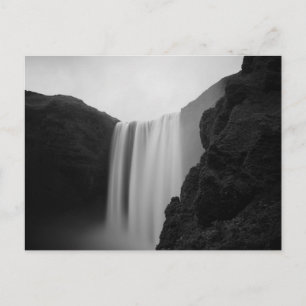 Waterfalls Skogafoss Waterfall, Iceland Postcard