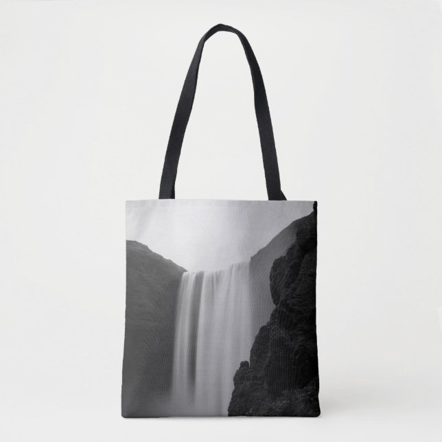 Waterfalls | Skogafoss Waterfall, Iceland Tote Bag (Front)