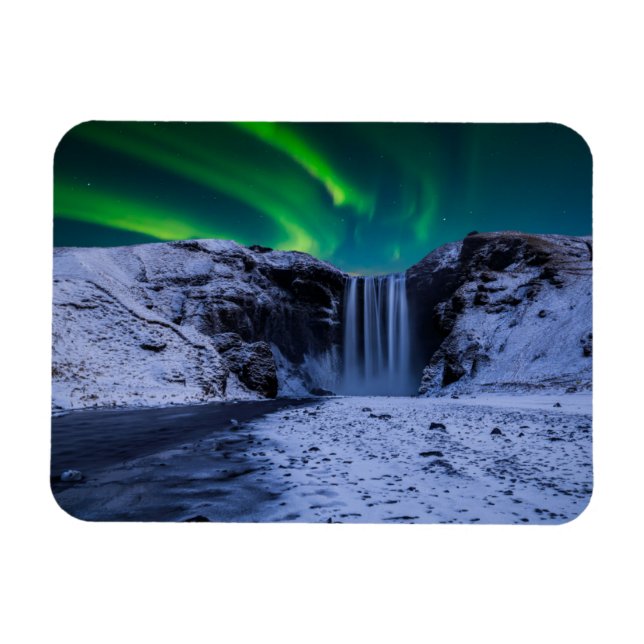 Waterfalls | Skógafoss Waterfall Magnet (Horizontal)