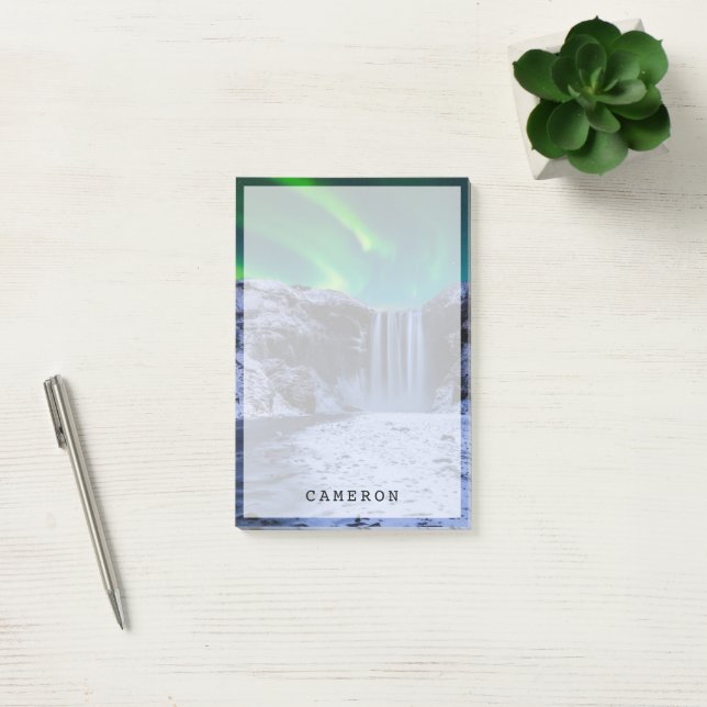 Waterfalls | Skógafoss Waterfall Post-it Notes (Office)