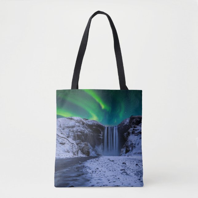 Waterfalls | Skógafoss Waterfall Tote Bag (Front)