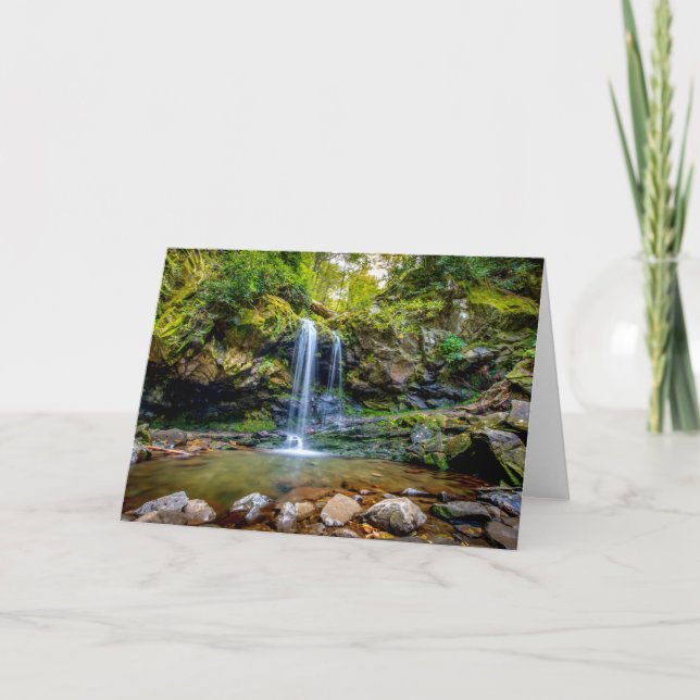 Waterfalls | Smokey Mountain National Park Card (Front)