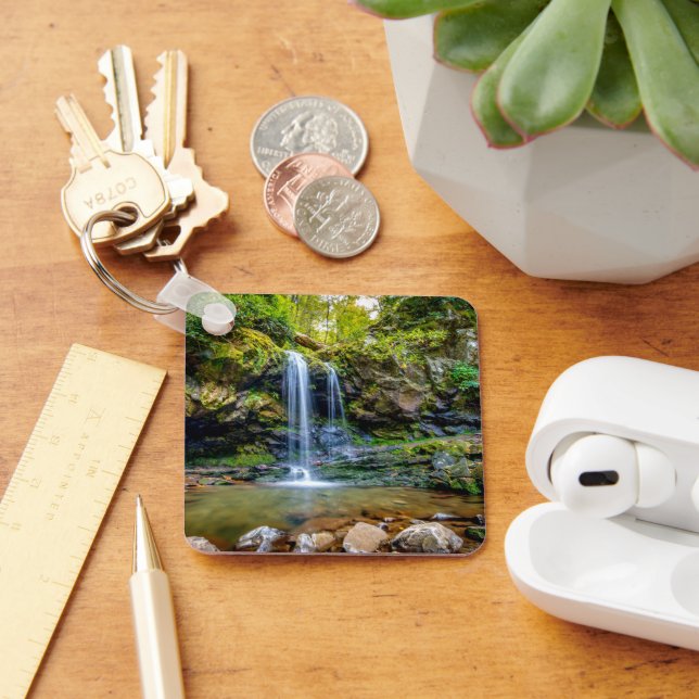 Waterfalls | Smokey Mountain National Park Key Ring (Desk)
