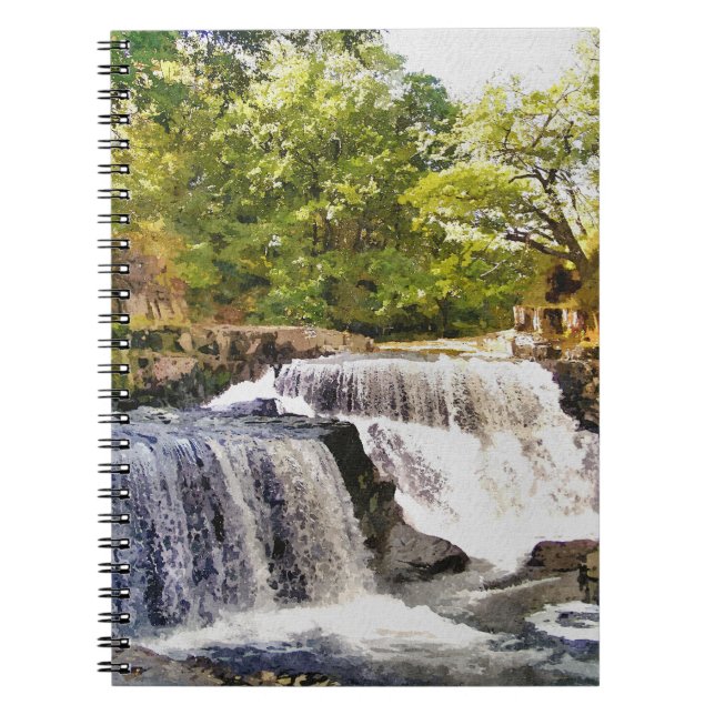 WATERFALLS SPIRAL NOTEBOOK (Front)