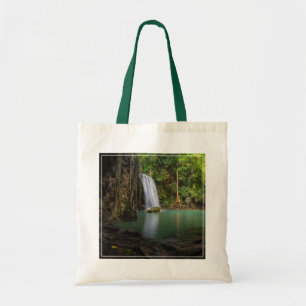 Waterfalls Spring Rainforest Waterfall Thailand Tote Bag