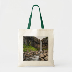 Waterfalls Svartifoss Waterfall, South Iceland Tote Bag