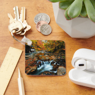 Waterfalls Takaragawa Onsen Osenkaku, Japan Key Ring