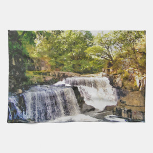 WATERFALLS TEA TOWEL