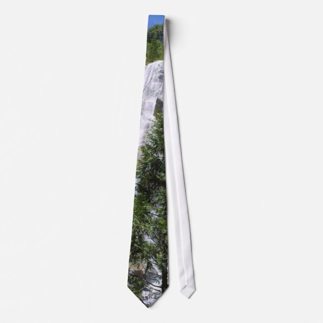 Waterfalls Trees Tie (Front)