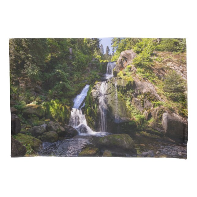 Waterfalls | Triberger Wasserfälle, Germany Pillowcase (Front)
