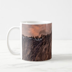 WATERFALLS UNDER WHITE SKIES COFFEE MUG