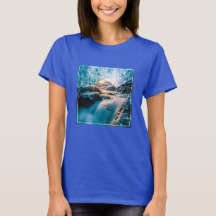 Waterfalls   Vatnajokull Glacier, Eastern Iceland T-Shirt