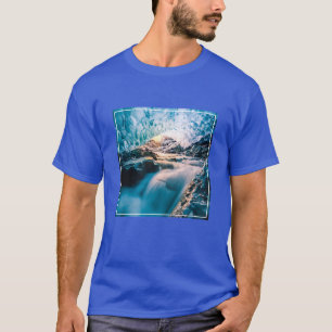 Waterfalls   Vatnajokull Glacier, Eastern Iceland T-Shirt