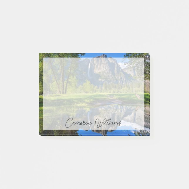 Waterfalls | Yosemite Falls, California Post-it Notes (Front)