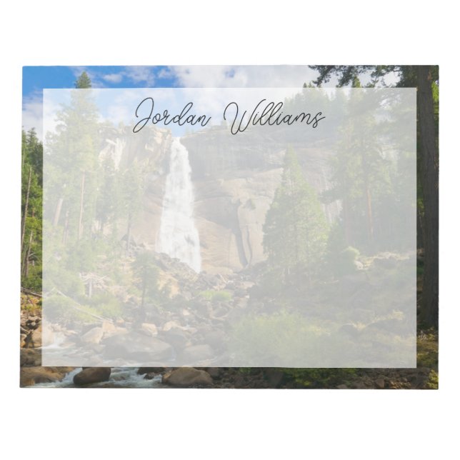 Waterfalls | Yosemite National Park Notepad (Front)