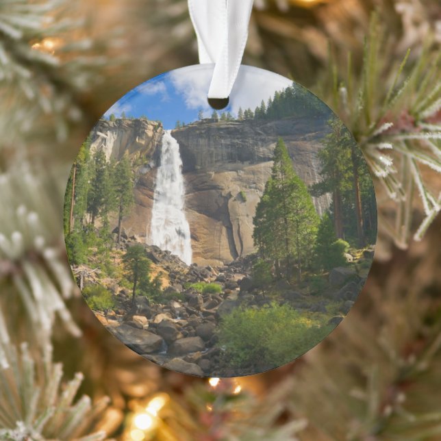 Waterfalls | Yosemite National Park Ornament (Tree)