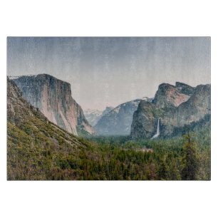 Waterfalls Yosemite Valley National Park Cutting Board