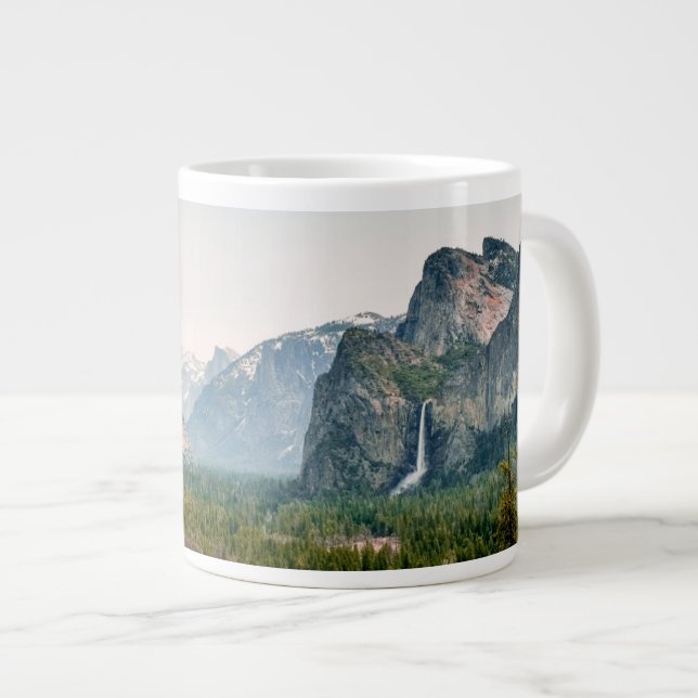 Waterfalls | Yosemite Valley National Park Large Coffee Mug (Front Right)