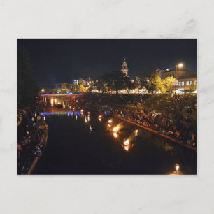WaterFire Kansas City Postcard