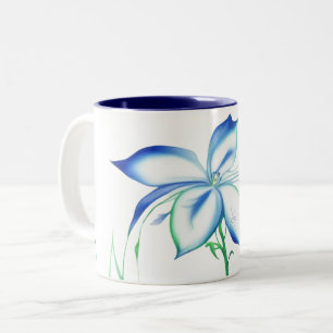 Waterflower 2 Two-Tone coffee mug