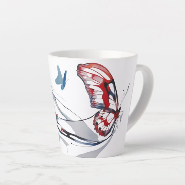 Waterfly 3 latte mug (Right Angle)