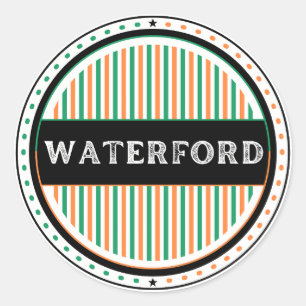 Waterford City Pride Emblem – Irish Identity Classic Round Sticker