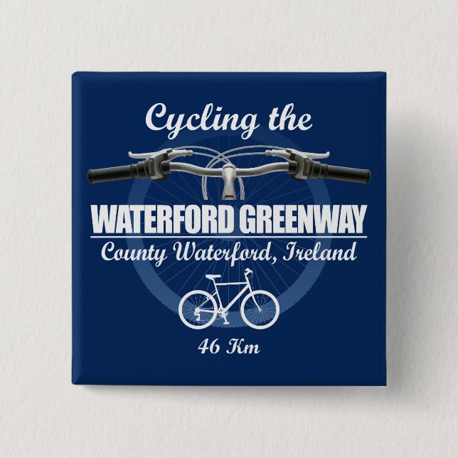 Waterford Greenway (H2) 15 Cm Square Badge (Front)