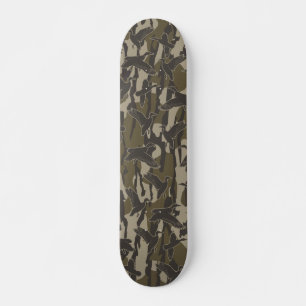 Waterfowl Hunting Bottom Lands Camo Duck Hunters Skateboard