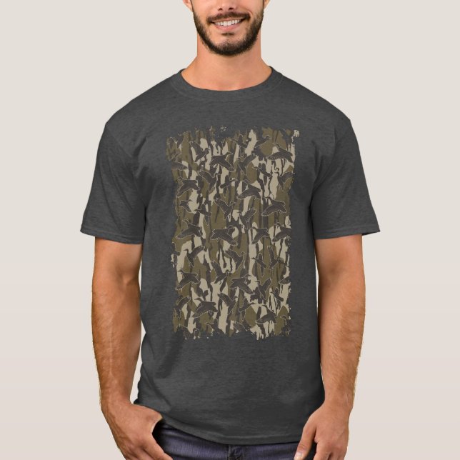 Waterfowl Hunting Camo Duck Hunters  T-Shirt (Front)