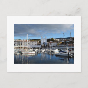 Waterfront: Angra do Heroismo, Terceira, Azores Postcard