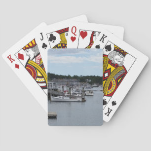 "Waterfront" Boothbay Harbour Classic Playing Cards