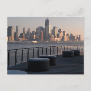 Waterfront, Hoboken, N.J. Postcard