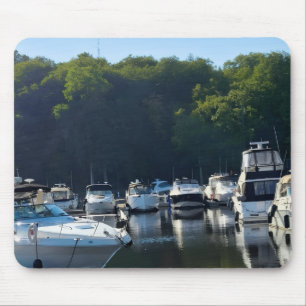 Waterfront Marina Mouse Pad