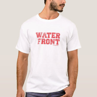 Waterfront T-Shirt /Red on White
