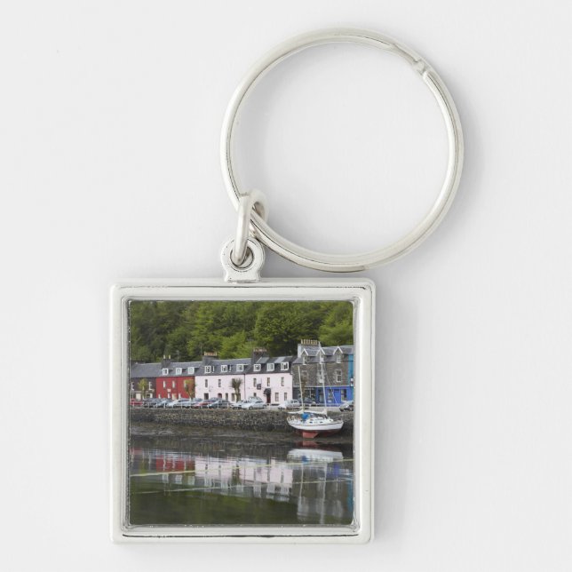 Waterfront, Tobermory, Isle of Mull, Scotland, 2 Key Ring (Front)