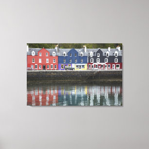 Waterfront, Tobermory, Isle of Mull, Scotland, Canvas Print